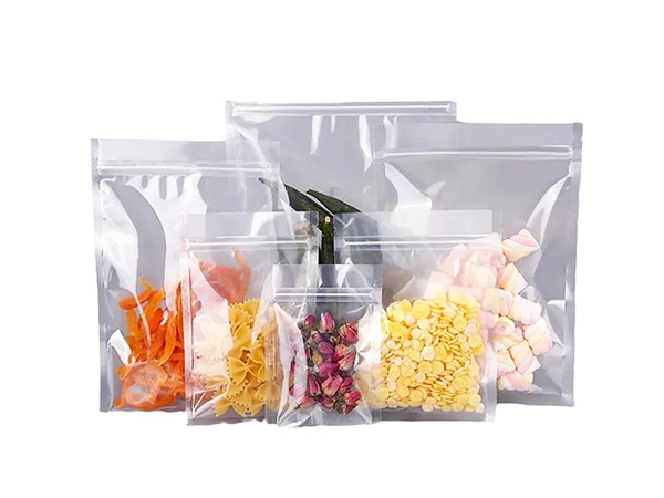 Frosted Plastic Food Bag